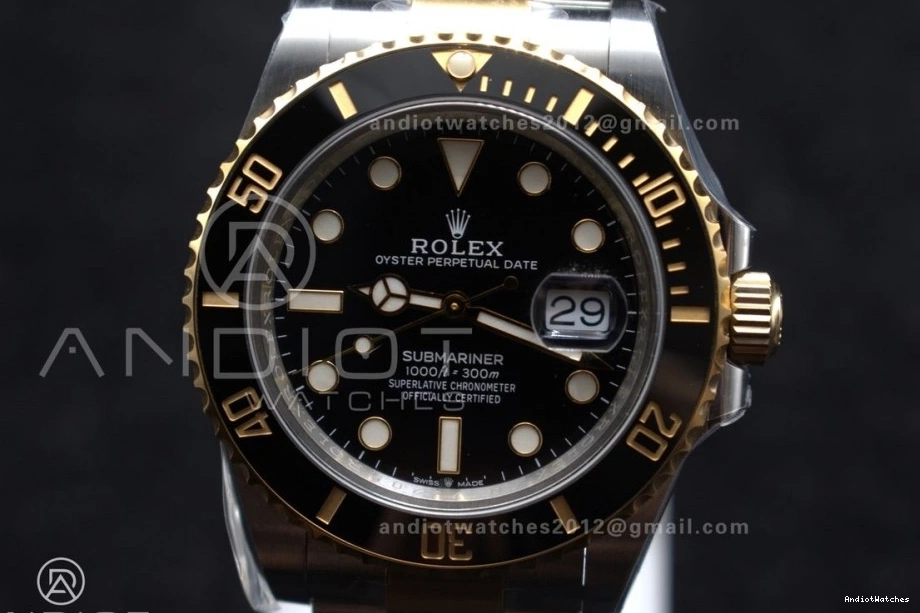 YG Submariner Unique SS Best LN 126613 Clean 1135 Edition VR Ceramic 1:1 Steel Black 904L 0307